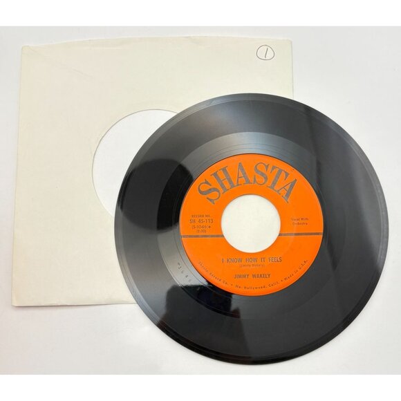 Jimmy Wakely Out in the Cold Again / I Know How it Feels 45 Vinyl 60s Country - Picture 5 of 6